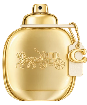 The drawn Gold bottle