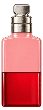 The drawn Raving Rose bottle