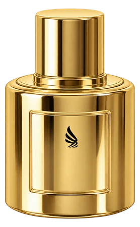 The drawn Gold bottle