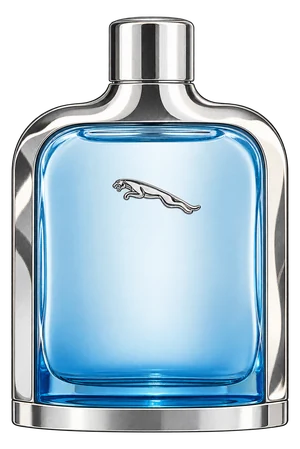 The drawn Classic Blue bottle