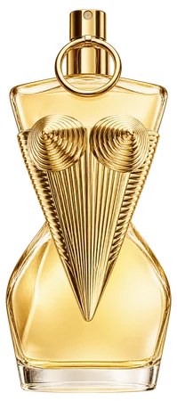 The drawn Gaultier Divine Le Parfum bottle