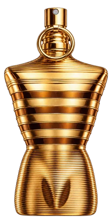 The drawn Le Male Elixir Absolu bottle