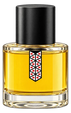 The drawn Ambre Suprême bottle