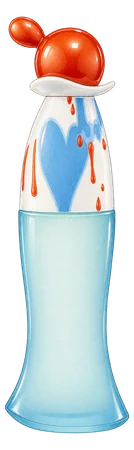 The drawn I Love Love bottle