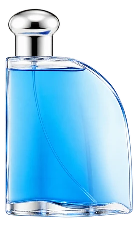 The drawn Blue Sail bottle