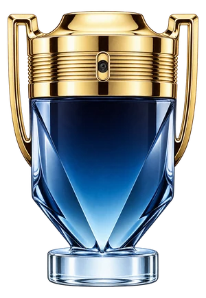 The drawn Invictus bottle