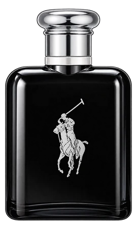 The drawn Polo Black bottle