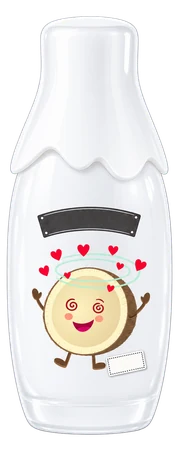 The drawn Coco bottle