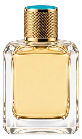 The drawn Eau d'Azur bottle