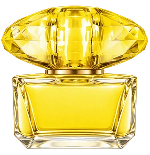 The drawn Yellow Diamond Intense bottle