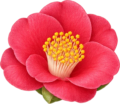 The drawing: camellia