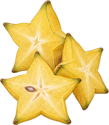 The drawing: carambola