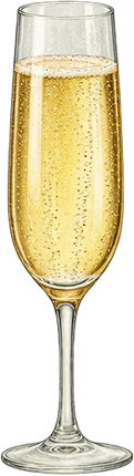 The drawing: champagne
