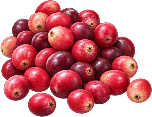 The drawing: cranberry