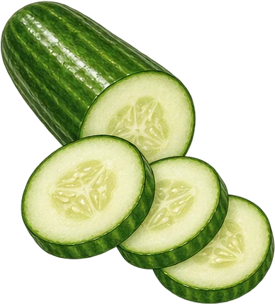 The drawing: cucumber