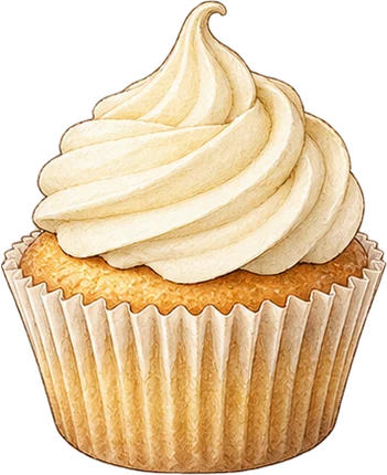 The drawing: cupcake