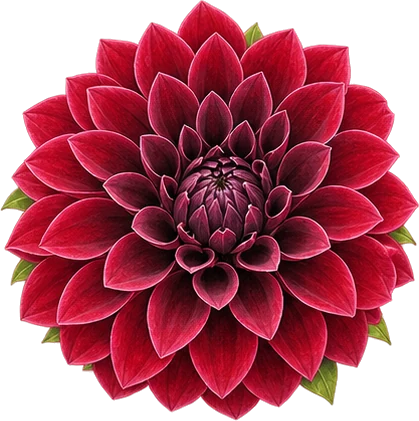 The drawing: dahlia