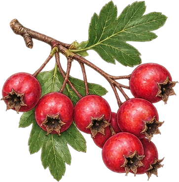 The drawing: hawthorn