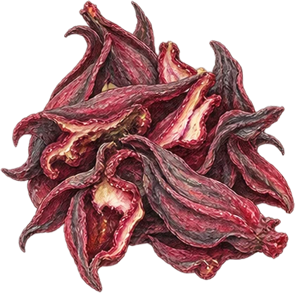 The drawing: hibiscus