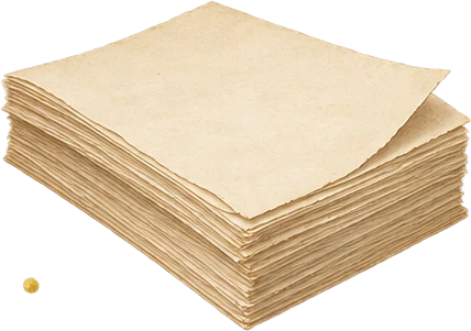 The drawing: paper