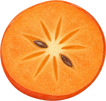 The drawing: persimmon