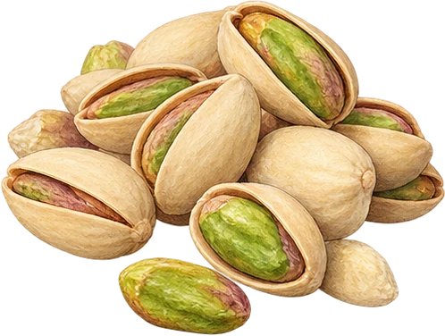 The drawing: pistachio