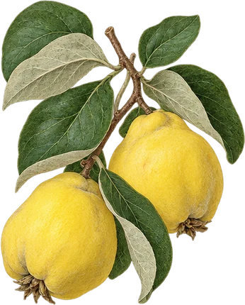 The drawing: quince