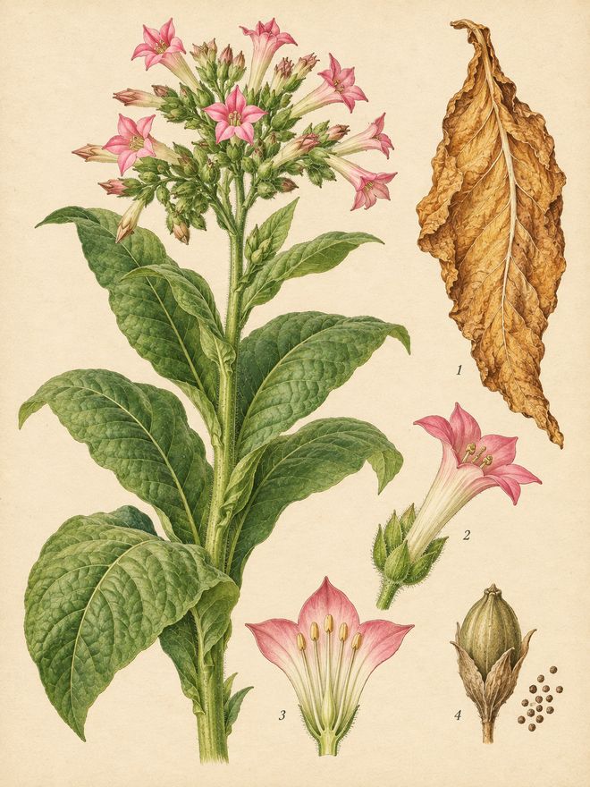The plate: tobacco