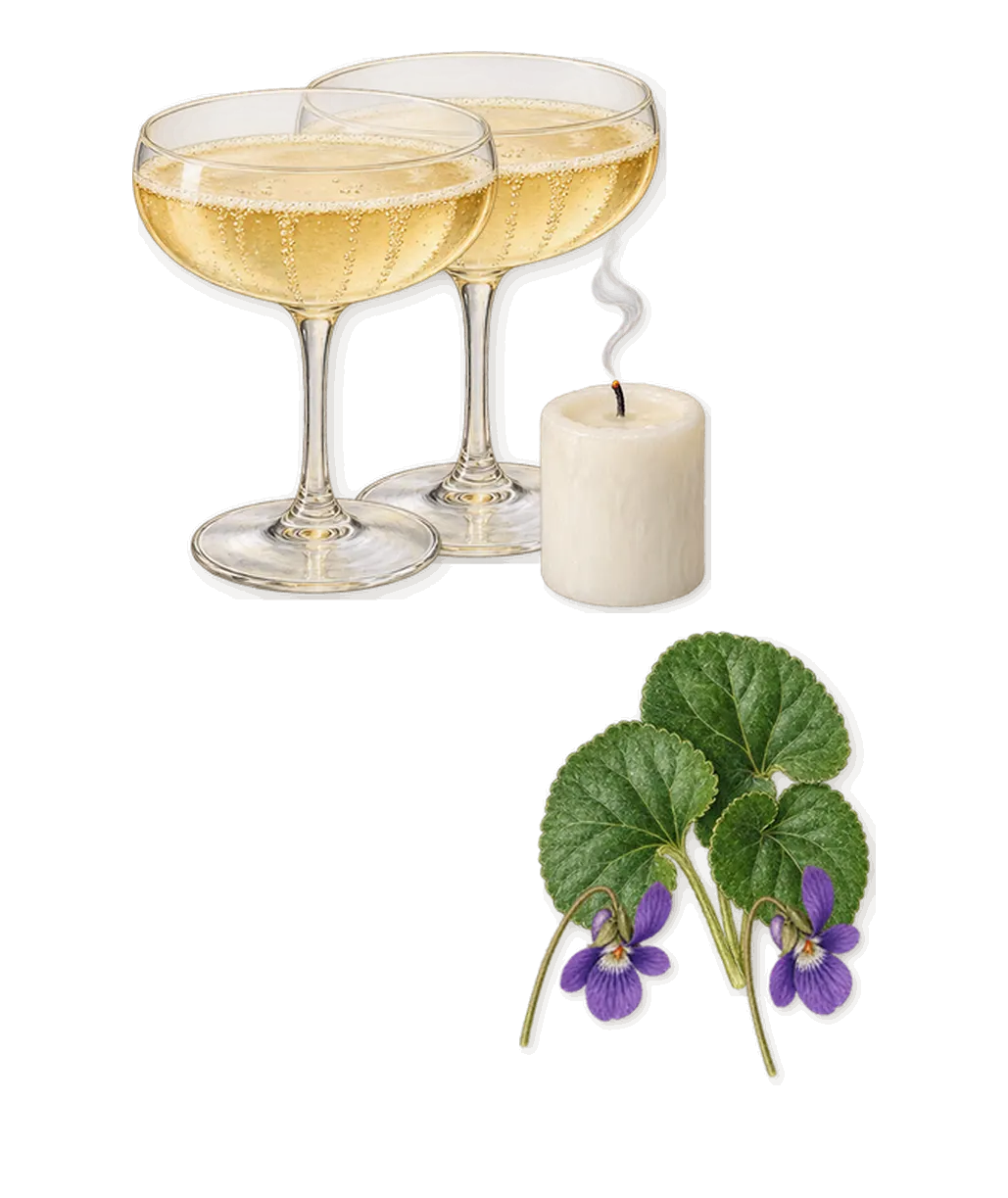 #Hashtag, when you spray it: Aldehydes, Violet