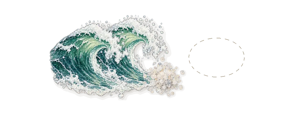 Copal Azur, as it settles: Copal, Marine notes