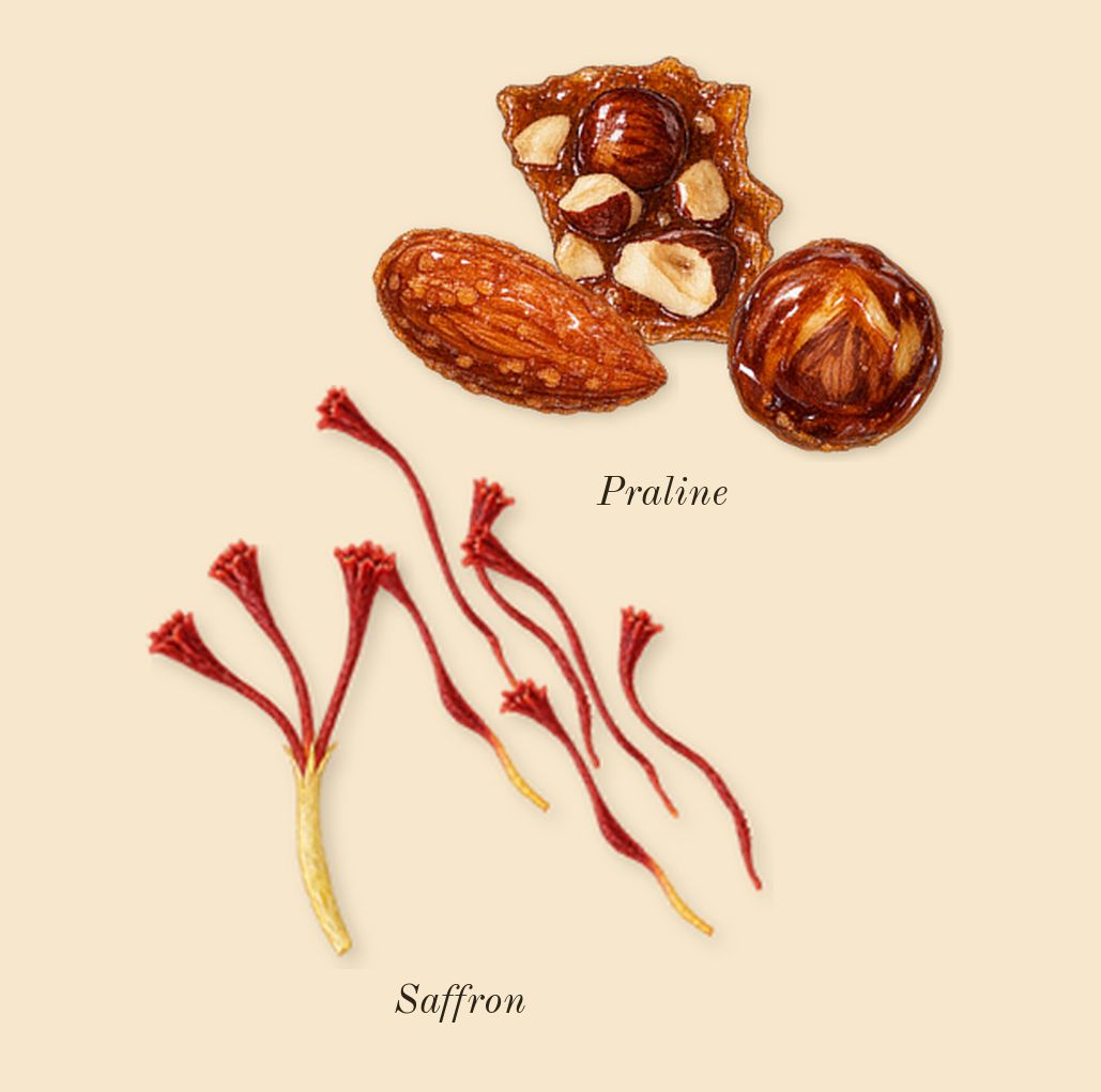 Detour Eco, heart: Saffron, Praline