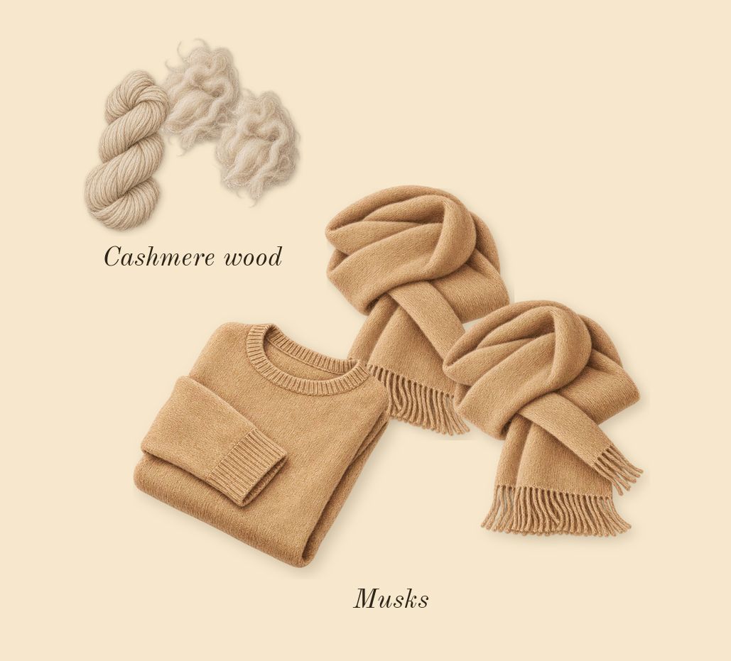 Cloud, dry-down: Cashmere wood, Musks