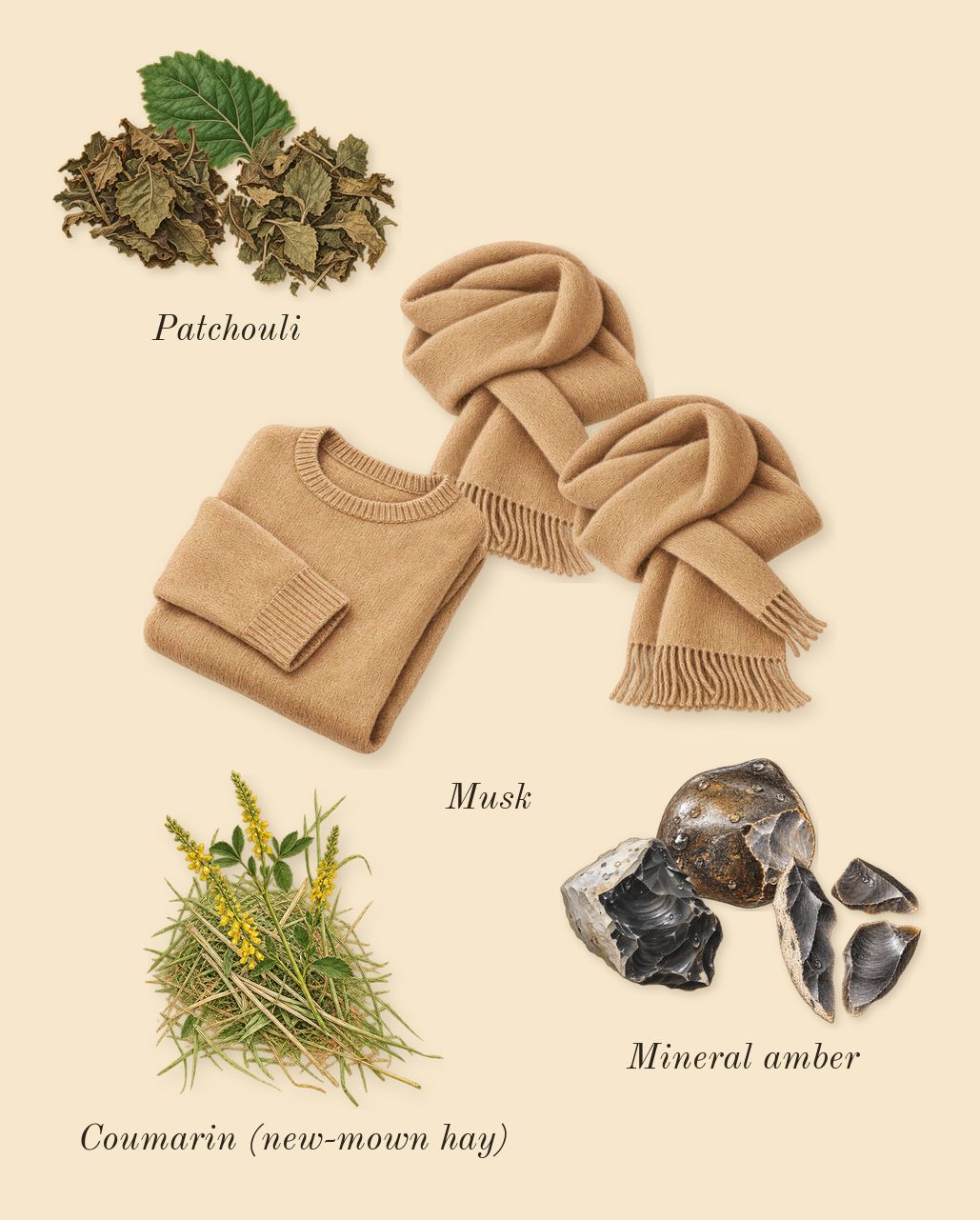 Acqua di Giò Profondo, dry-down: Mineral amber, Patchouli, Musk, Coumarin (new-mown hay)