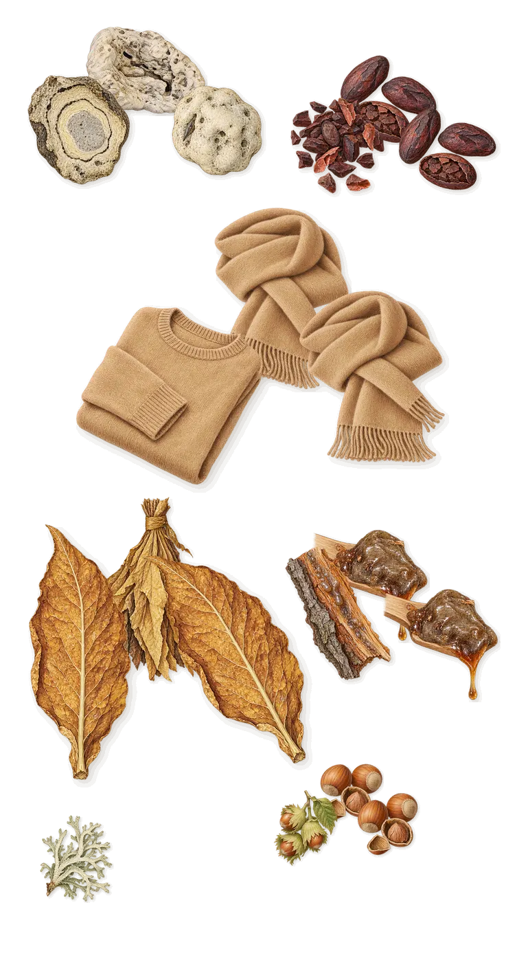 Perverso, what stays: Cacao, Tobacco, Styrax, Musk, Ambergris, Hazelnut, Oakmoss
