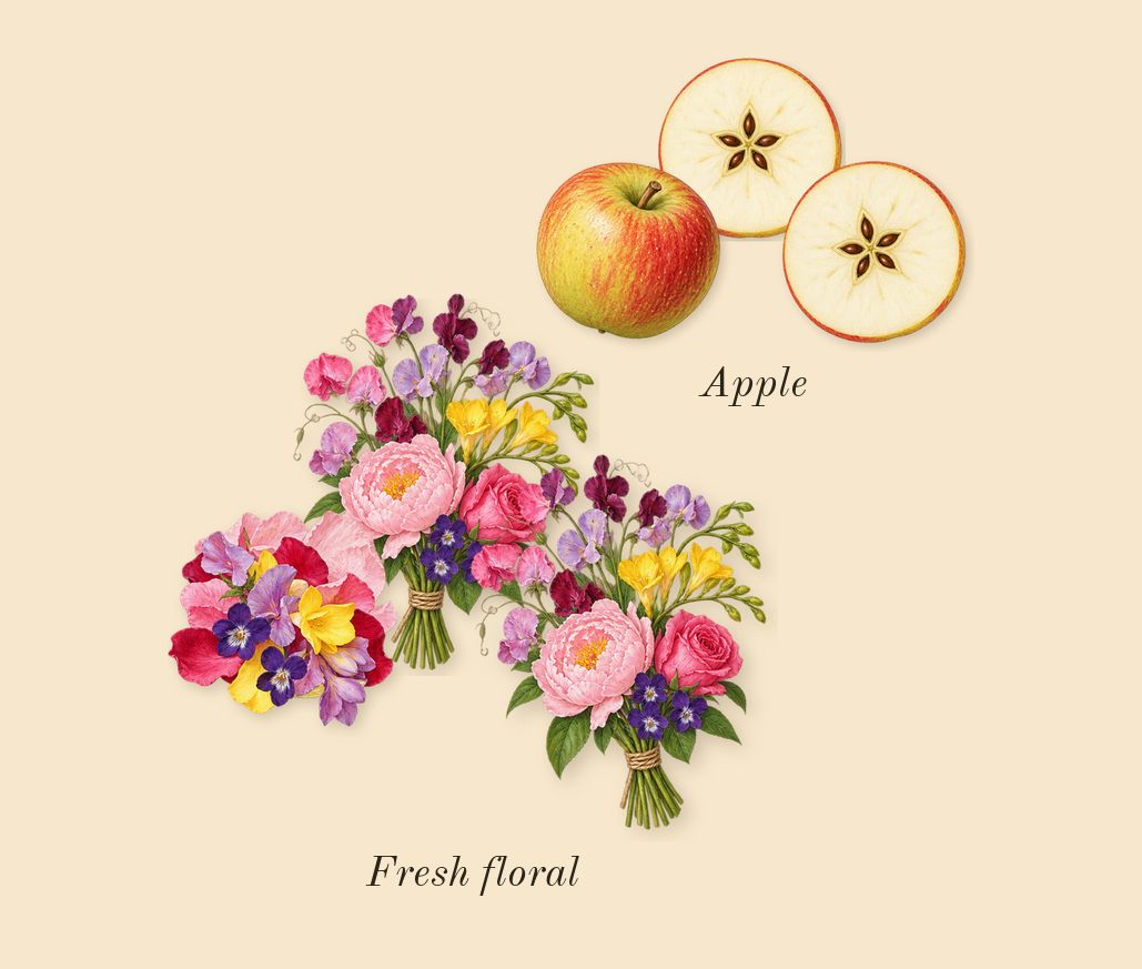 Lafayette Street, heart: Fresh floral, Apple