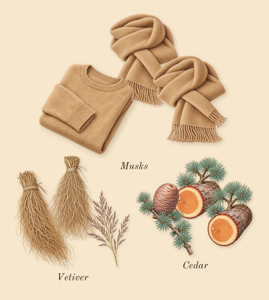 Mojave Ghost, dry-down: Cedar, Musks, Vetiver