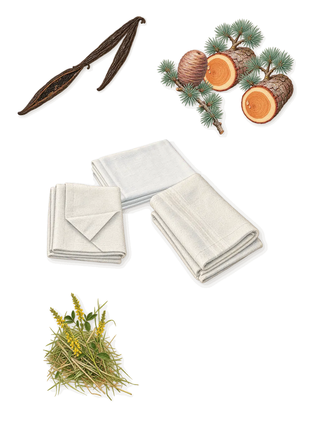 Amor Amor, what stays: Cedar, White musk, Vanilla, Coumarin (new-mown hay)