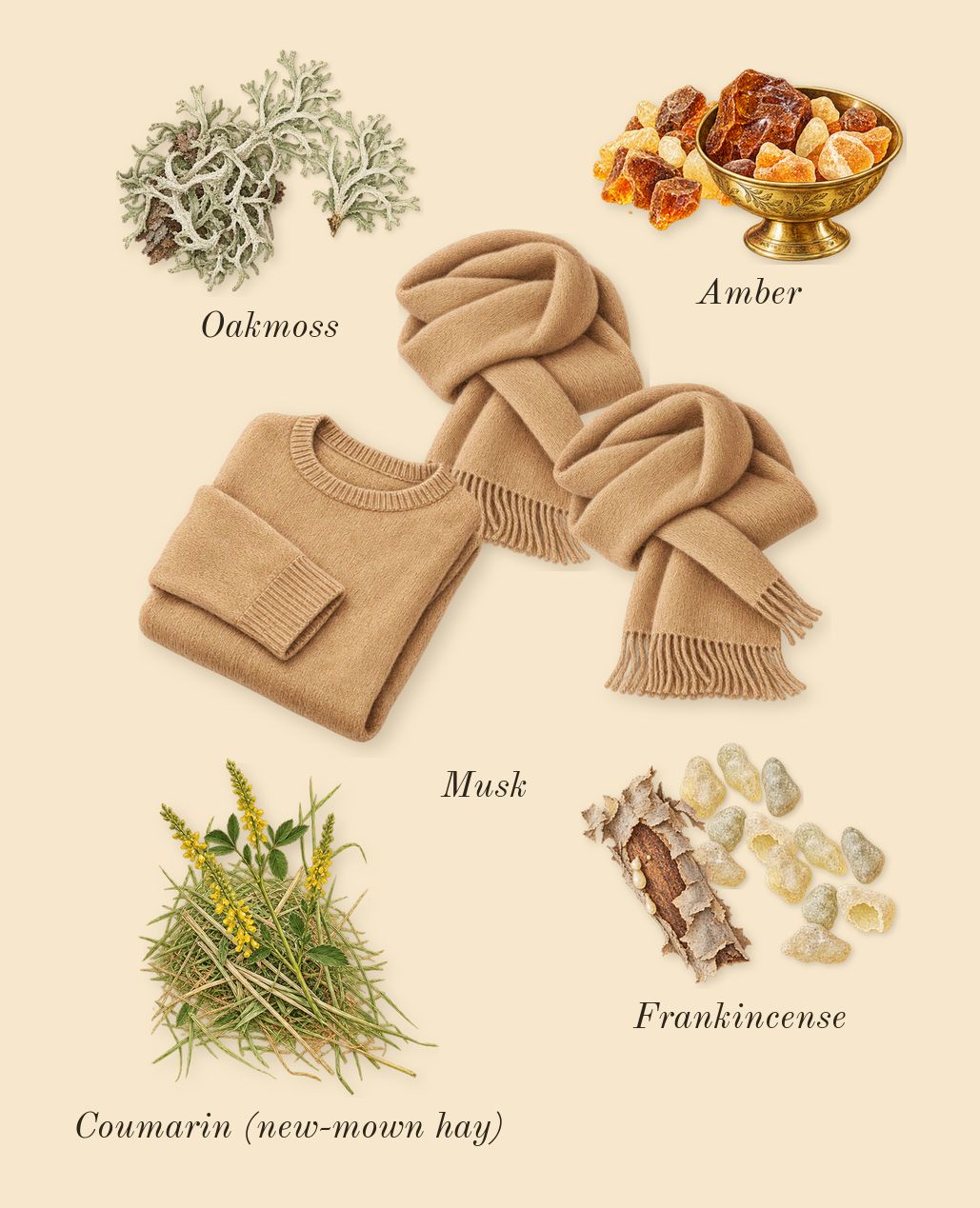 Obsession, dry-down: Amber, Oakmoss, Frankincense, Musk, Coumarin (new-mown hay)