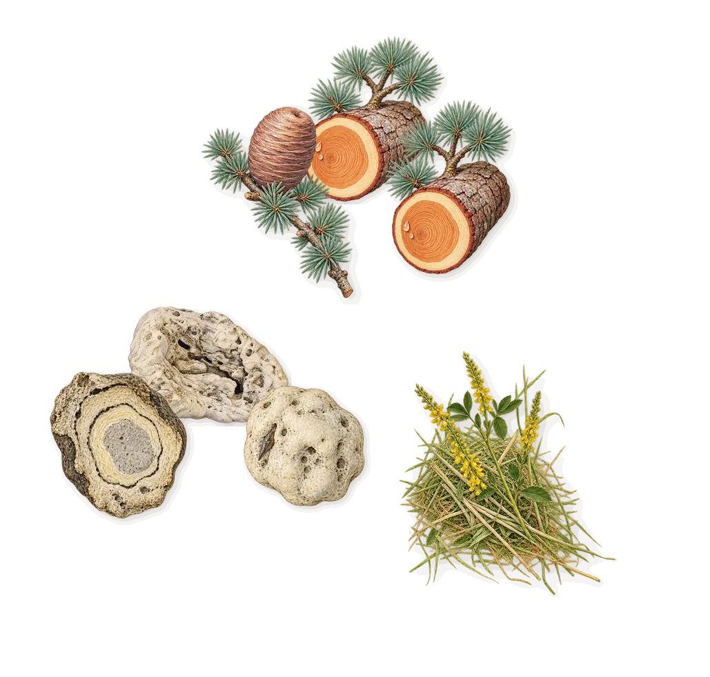 Love, what stays: Cedar, Ambergris, Coumarin (new-mown hay)