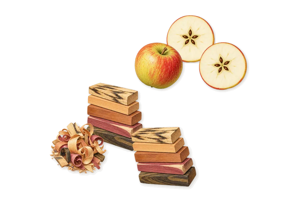 Be Delicious Fresh Blossom, what stays: Apple, Woody notes