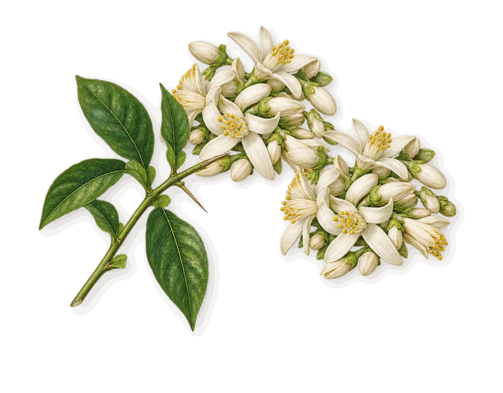 The One for Men, as it settles: Orange blossom