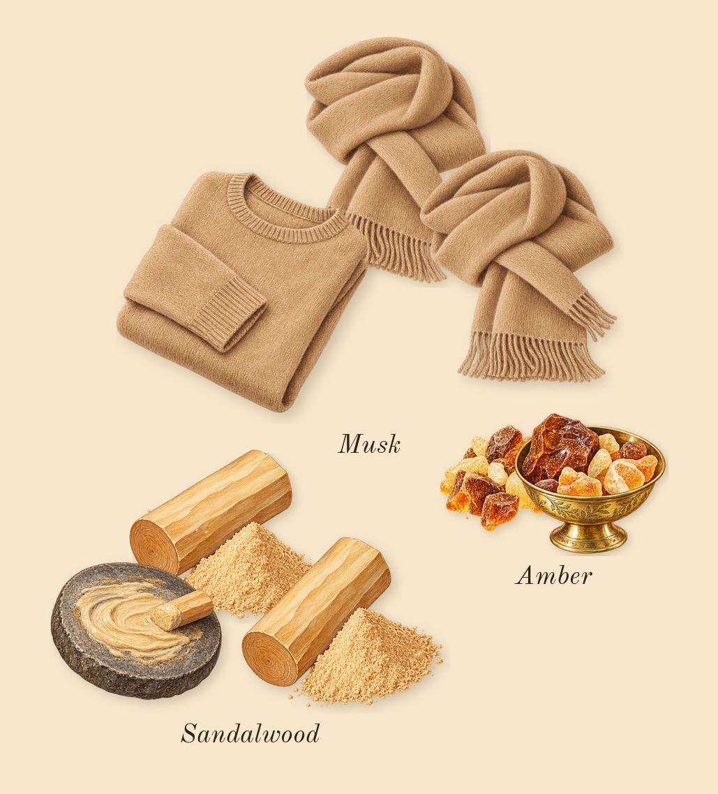 Woody Sandalwood, dry-down: Musk, Sandalwood, Amber