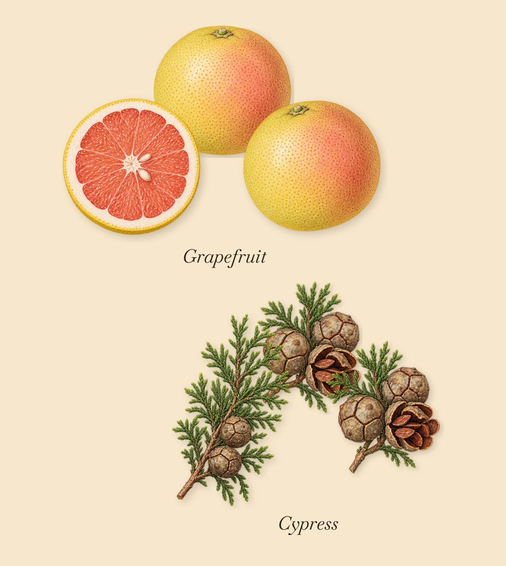 Bitter Splash, when you spray it: Grapefruit, Cypress