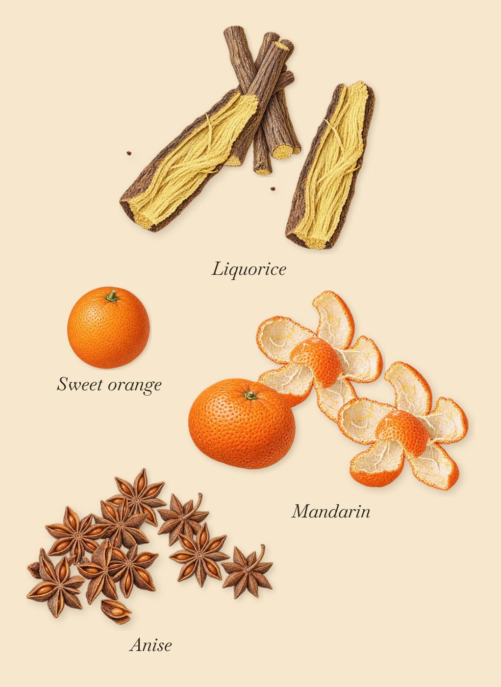Havana Gold, when you spray it: Mandarin, Liquorice, Anise, Sweet orange