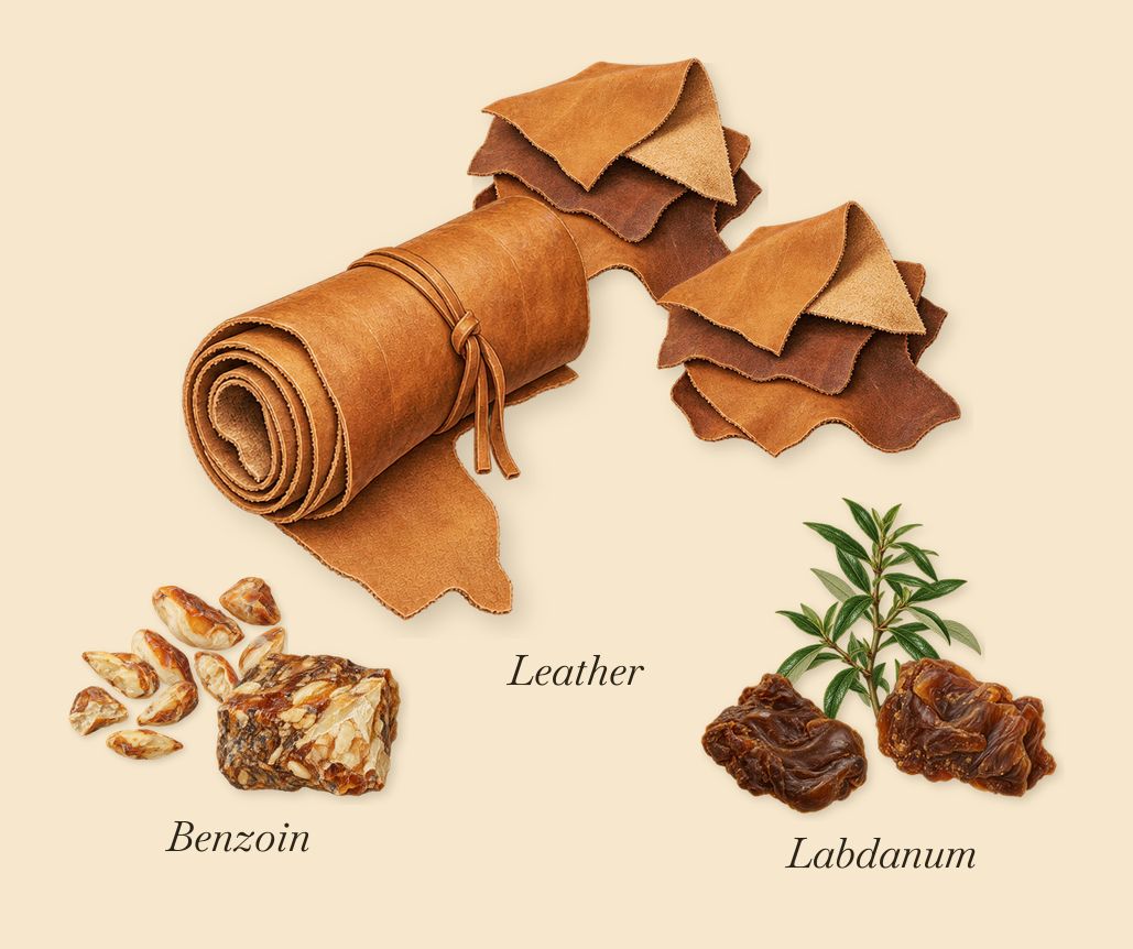 Rock The Myrrh, what stays: Leather, Benzoin, Labdanum