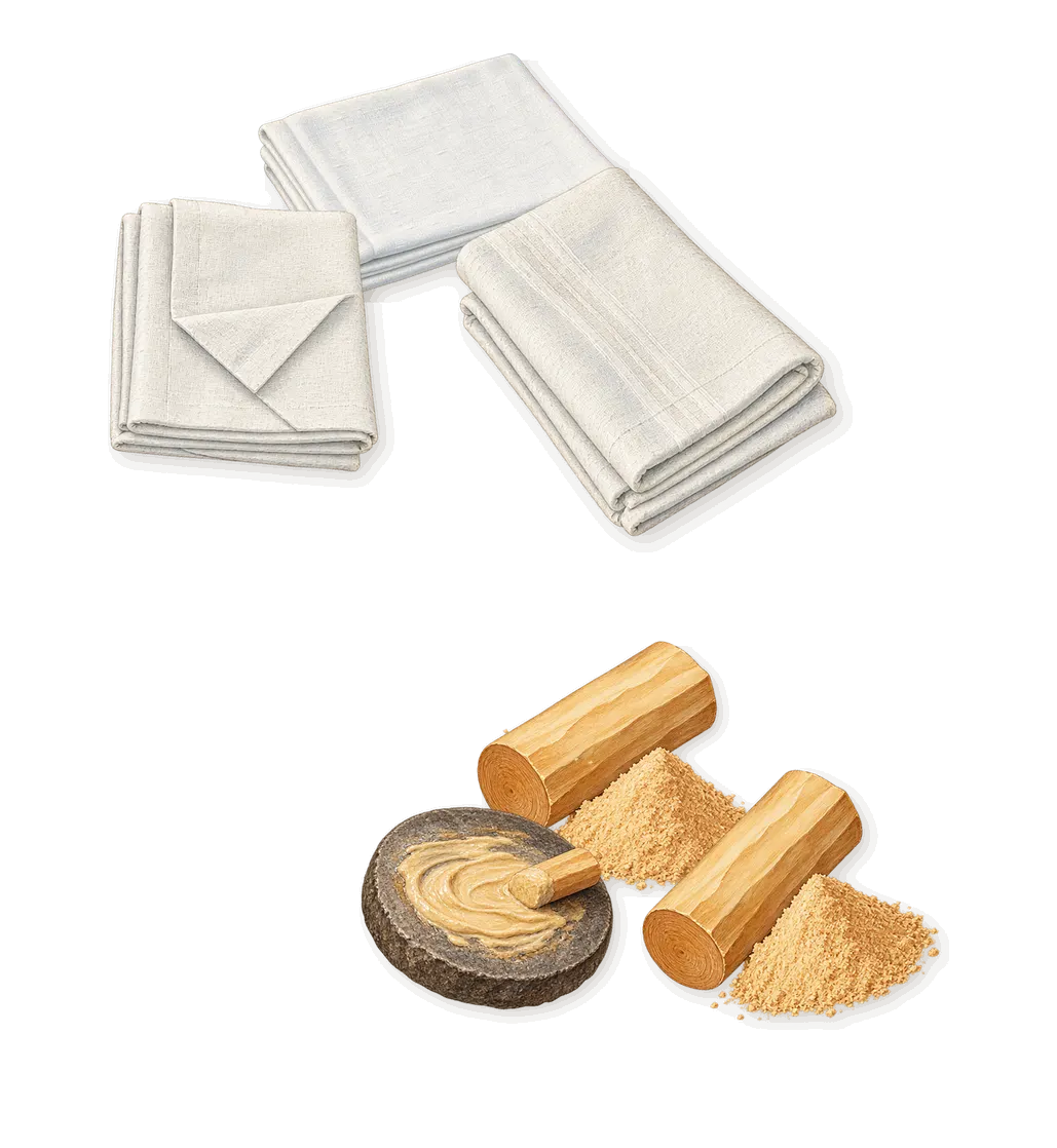 Santal Greenery, what stays: Sandalwood, White musk