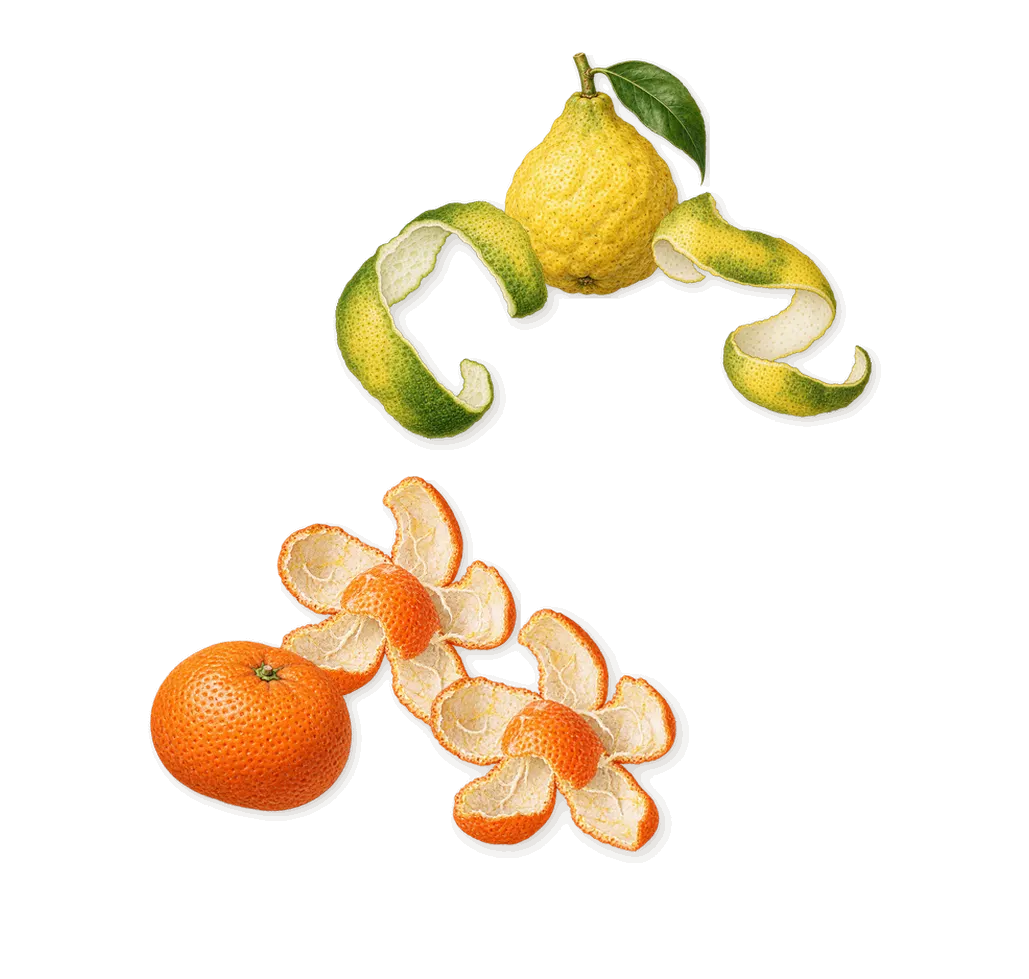 Sur Ma Peau, when you spray it: Bergamot, Mandarin