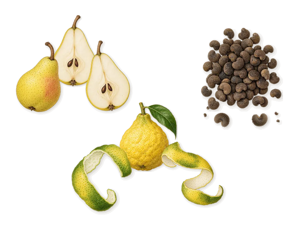 Sweet, when you spray it: Pear, Ambrette, Bergamot