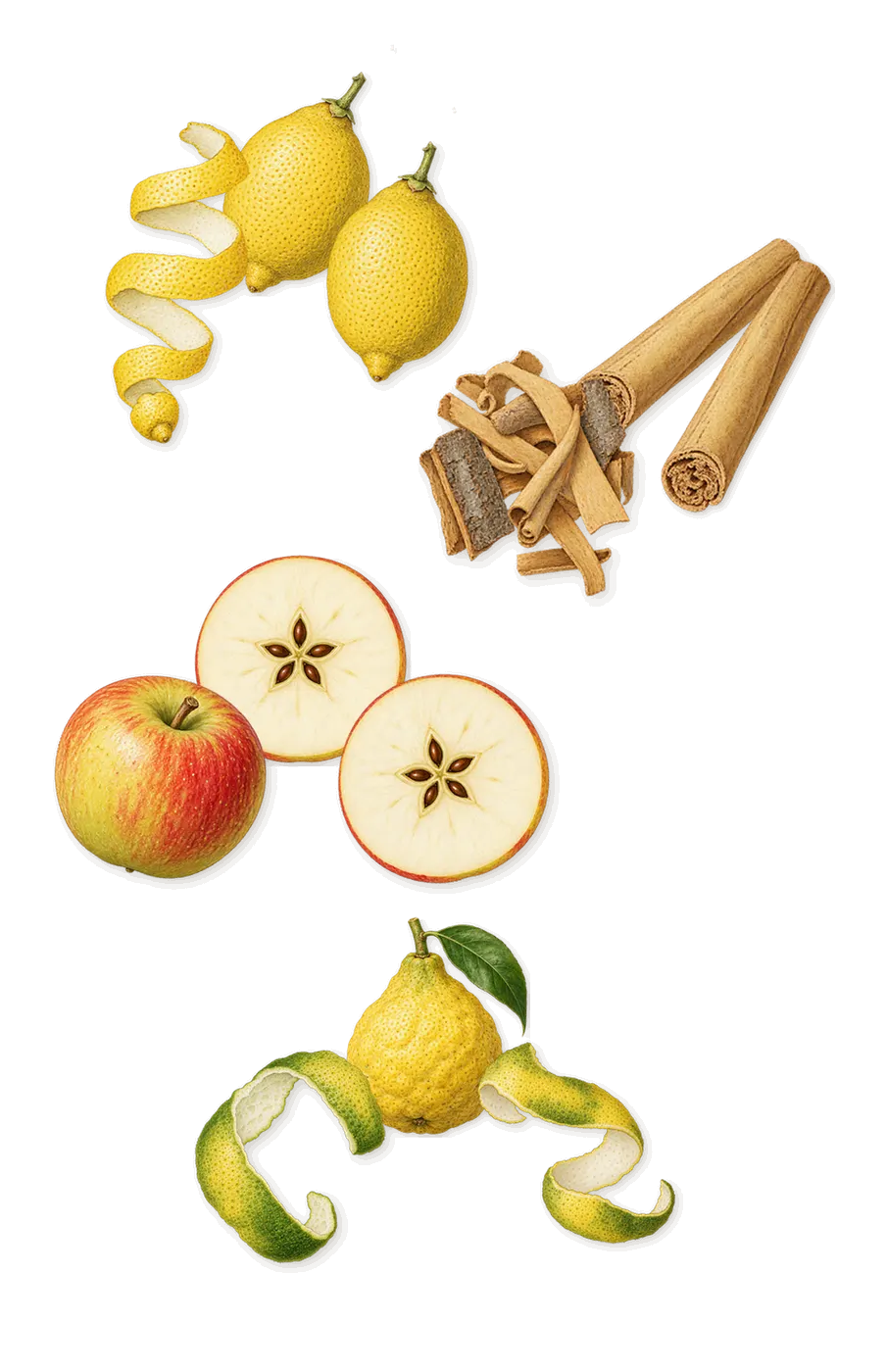 Hangover Meditation, when you spray it: Apple, Bergamot, Lemon, Cinnamon