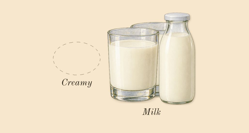 Crème of Clouds, heart: Milk, Creamy